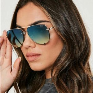 Quay High Key Rimless Sunglasses